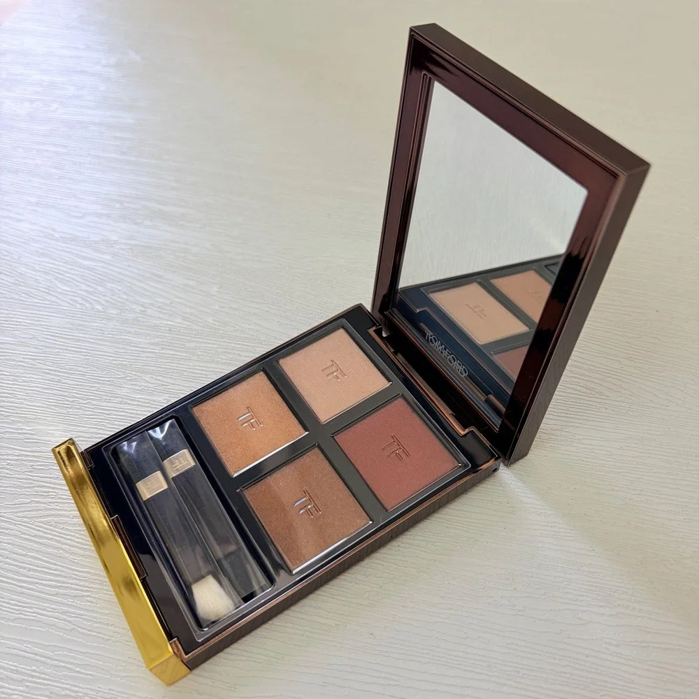 Tom‎ Ford Eye Color Quad Cognac Rose Eyeshadow Palette*NEW Case Has Light Scuffs